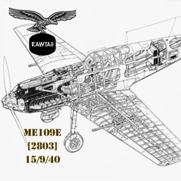 RAWTAG #14: Battle of Britain Loss Messerschmitt ME109E Deluxe Package - Image 9