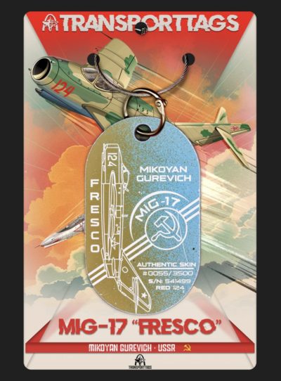 TRANSPORT TAGS MIG17 ‘FRESCO’