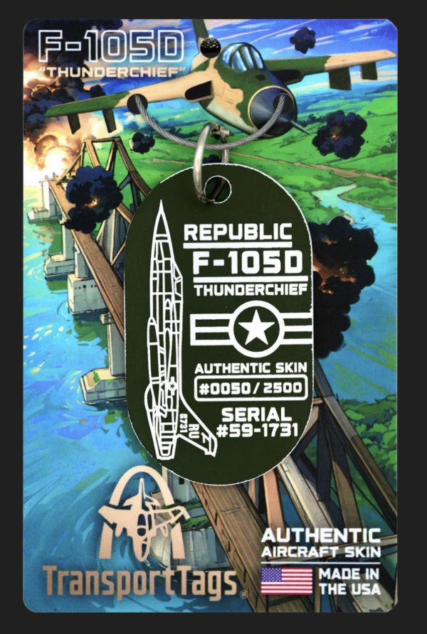 TRANSPORT TAGS F-105D THUNDERCHIEF - Image 2