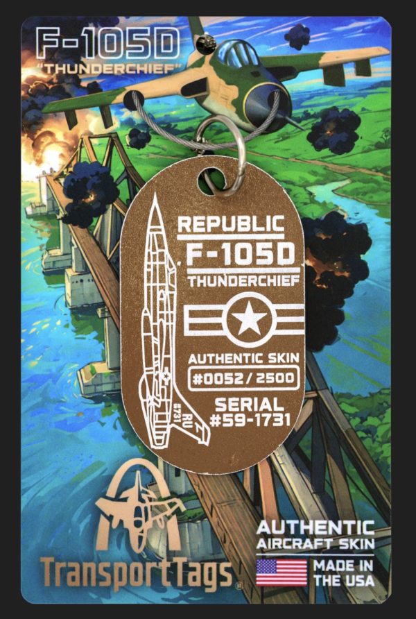 TRANSPORT TAGS F-105D THUNDERCHIEF - Image 3