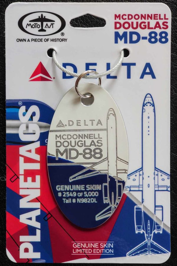 MOTOART PLANETAG DELTA MD-88 (N982DL)