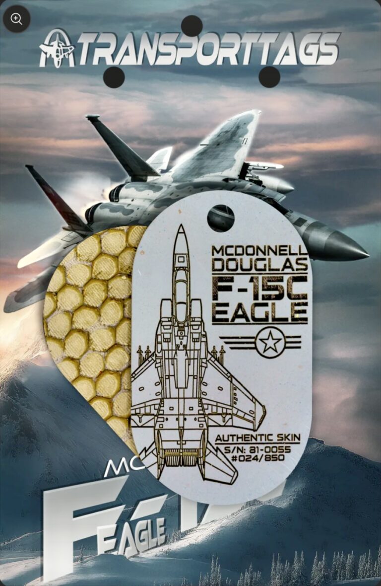 TRANSPORT TAGS F-15C EAGLE