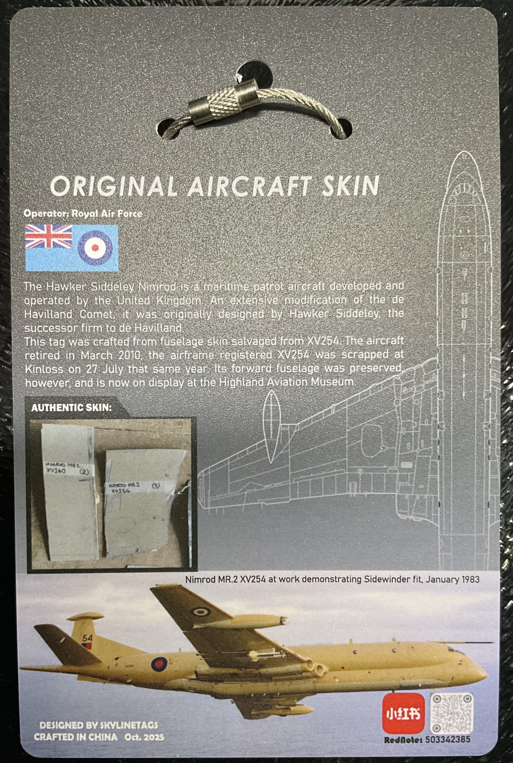 SKYLINE TAGS H.S NIMROD MR2 XV240 / XV254 - Image 2