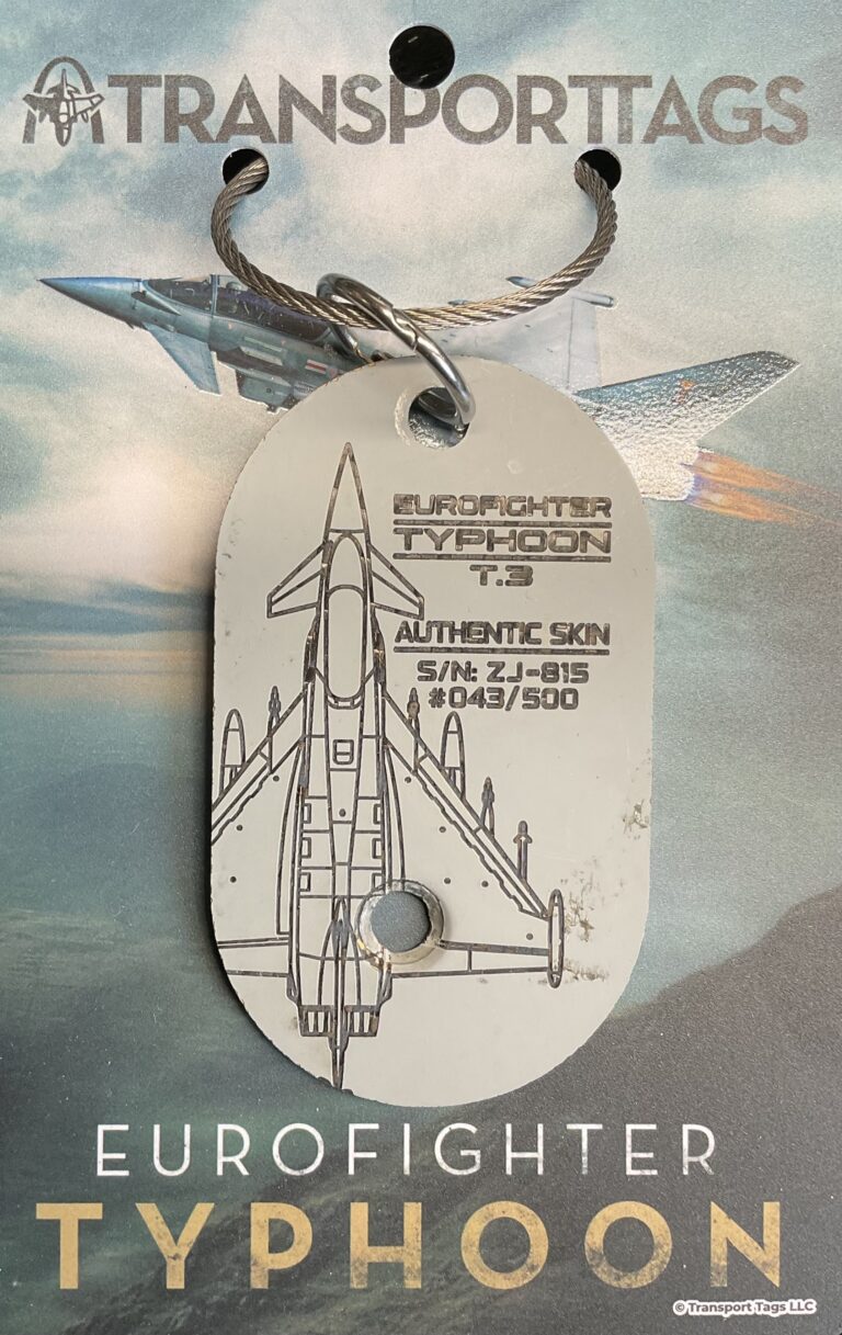 TRANSPORT TAGS EUROFIGHTER TYPHOON T3